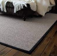 Area rug binding